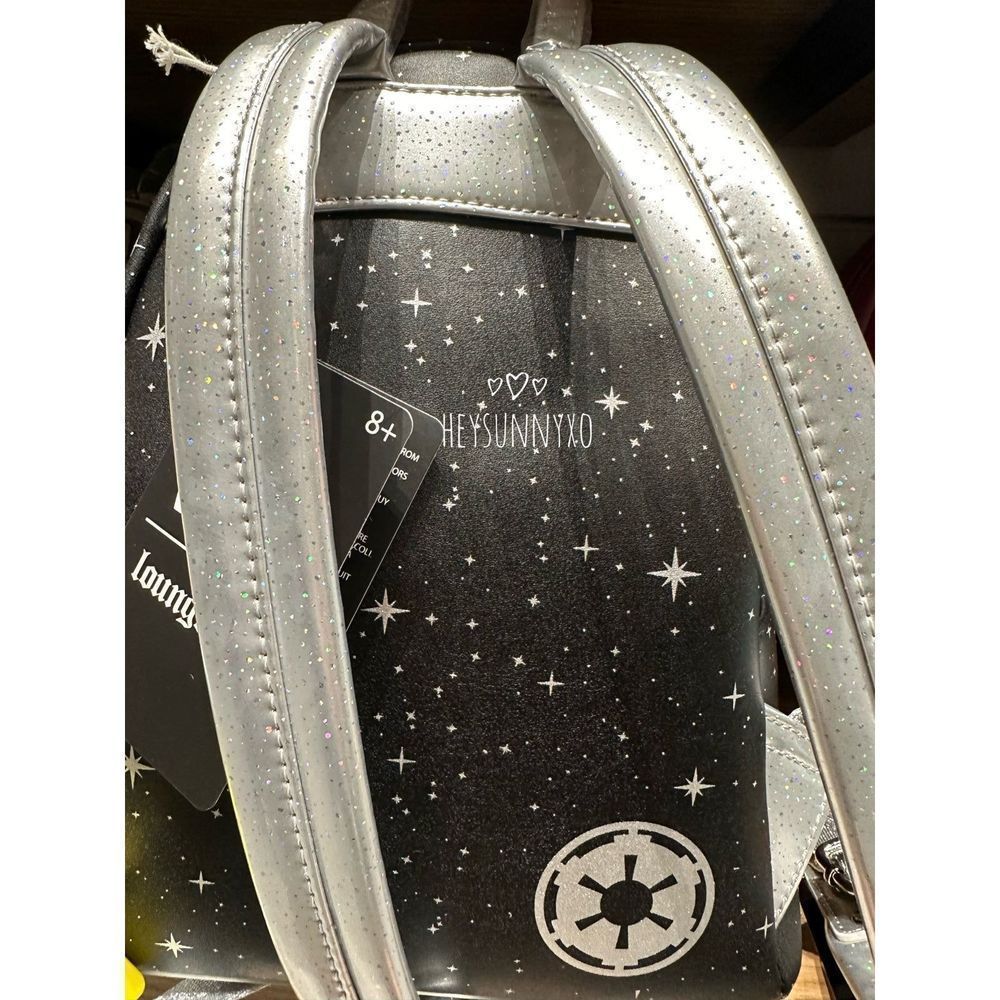 Loungefly Star Wars Darth Vader Helmet Confetti Mini Backpack - Picture 4 of 4